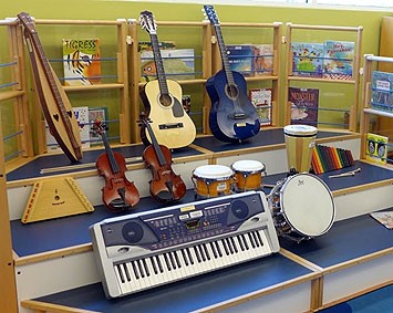 Musical instruments patrons can check out at Palm Harbor Library